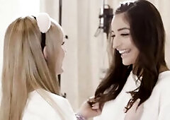 ADULT TIME Emily Willis & Scarlett Sage Can't Expect to Be 2Gether!