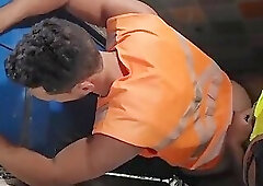 My boss fucking me good in the work bathroom.