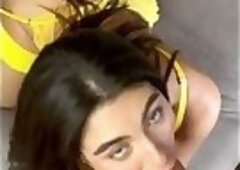 POV Fucking Tru Kait in Sexy Yellow Lingerie