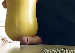 I fucked the pumpkin again. I couldn't resist and cummed in her