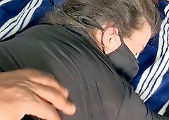 Busty Black Amateur MILF Interracial Creampie POV