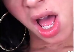 a stunning transsexual goddess is working on her butt a