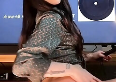 Big ass fetish babe butt toyed