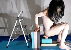 Femboy crossdresser, gay sissy crossdresser, chinese anal