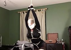 Tranny Multi-Gagged and Bagged