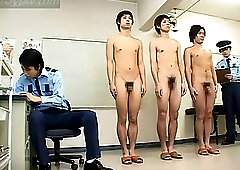 Asian Guys In Uniform Get Their Dicks Checked