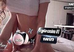 A unshaved-haired model in sneakers gets a pleasant creampie - Fetish shoes, sneakers, feet