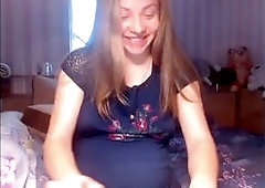 Random Pregnant Webcam Girl Highlights and Belly Movets