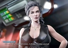 Nude cougar model Loveskysan69real in a wild 3D sex adventure