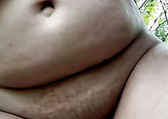 Oh, there's no thing more excellent than going out into nature in a public outdoor and beginning touching my large lactating breasts and twat. It