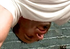 Mistress has tough guy in bondage play