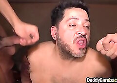 Nympho perverted gay dudes fuck in threesome with sex toys