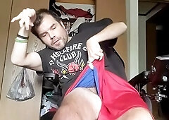 Guided, hung dad cam show, solo cumming fast