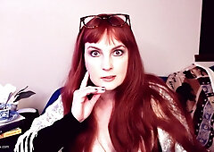 Amber Lily pulls you into the sunken place with a hypnotic femdom parody of Get Out