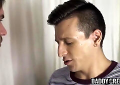 Handsome Stepdad Sucked Off Before Barebacking Jock Hardcore