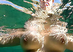 BBW with hairy bush and big butt nude in public