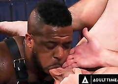 ADULT TIME - Dominant Top Pierce Paris Has BDSM BONDAGE SEX With Micah Martinez! FISTING & WHIP! Hun