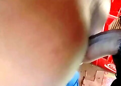 Pakistani apartment warm lap and massaging utter folks