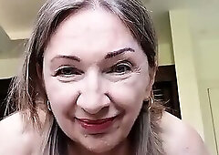 A slutty granny caught you masturbating and showed you how to have sex