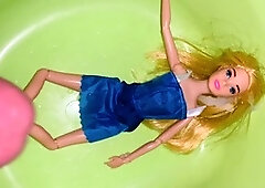 Fucking sex barbie doll, small cock pissing, barbie dolls