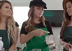 Macy, Destiny and Alexia Anders lusty moves for Brad Sterling