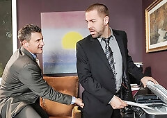 Moody anal fuck with Preston Steel and Brenden Cage