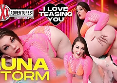 BBW XXX - Luna Storm Sensual Tease Wearing Her Lingerie
