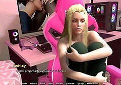 Ts homemade action with Jackyxxx as she takes on her wife with a big cock