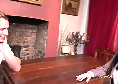 Aunt Judys And Lady Boss In Judys Xxx - Curvy Boss Lady Kjirsten Fucks Her New