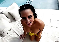 Hot Latin chick mother I'd like to fuck Sandy Love Gets Banged by her Large Knob Neighbour