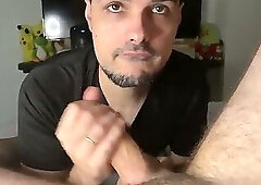 sucking my friend dicks and swallow cum