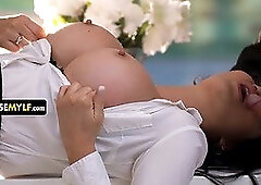 Hot Secretary Jasmine Jae Attends To All Lustful Needs Of Her Bosses