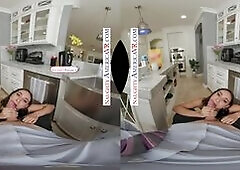 Gorgeous Hailey Rose puts her huge all natural tits in my face and makes me cum with her tight pussy