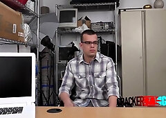 Nerdy Queer Sucks Titanic Coalblack Cock In Interracial Gay Casting Porn Scene