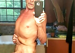 Homosexual Brian Stoddard showing off his little small femboy hairless penis