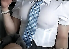 Crossdresser smoking and showing my panties