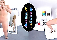 Mirror Games - Shaved Blonde Hardcore - Sexlikereal