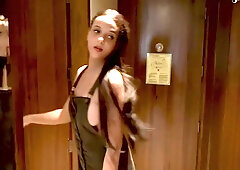 Room Service Boy Enjoyed With The Horny Lady Who Was Hungry For Sex