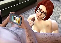 Eliza Pancakes kicks off her adult career and wakes up her hubby in the Sims four