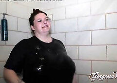 The day was so hawt and so was I, there wasn'thing else I could do moreover take a cold shower. I even got in with my garments on. They do come o