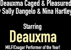 Deauxma Caged & Pleasured By Sally Dangelo & Nina Hartley!
