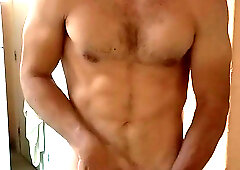 Fap off man jacks off in his stepmother's bedroom