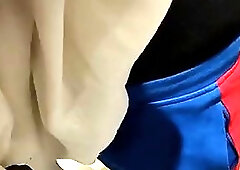 Amateur blonde MILF gets fucked in changing room