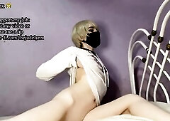 CLIMAX DENIAL GAME: DENIAL BANG TOY IN HEAT LOOKS FOR FRICTION RUBBING HIS HOLES IN COUCH