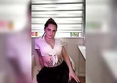 BREASTY BRITISH TEACHER JOI