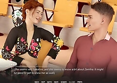 Explore an adult visual novel with some gameplay fun