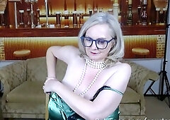 Big Boobed Blonde Masturbates With A Dildo In The Bathroom