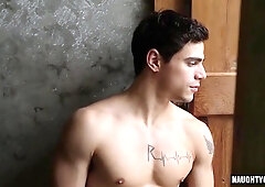 Big-dicked dude takes on two hot sluts with cumshot in 3-way