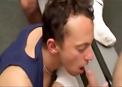 Filty Sox At The Gym