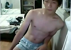 Korean man Jacks Off at Gay Male Tube